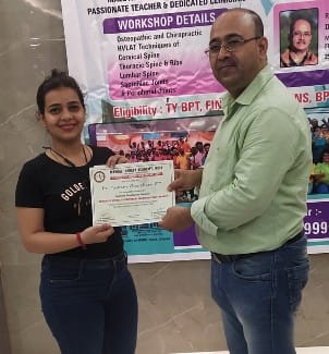 Certificates & Education - Power Physio Physiotherapist - Noida